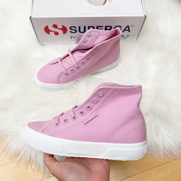 SUPERGA Canvas Hi Tops Sneakers - Picture 3 of 5